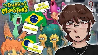 REAGINDO AO MY SINGING MONSTERS SÓ QUE DUBLADO EM PORTUGUÊS! | My Singing Monsters