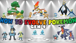 How To Evolve Every Pokemon From 4th Generation