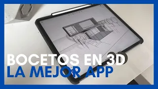 📲 APP para BOCETO Y MODELADO [en 3D] - para IOS  (AÑO 2021)