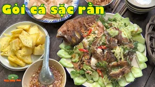 SẶC RẰN trộn gỏi xoài xanh, mồi ngon dọn sẵn hỏi anh có dìa? | Đặc sản miền sông nước