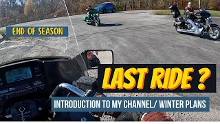 Fall Ride on the 1984 Gold Wing Aspencade! Channel Intro and Winter Plans