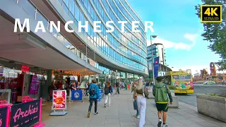 Manchester walk - Portland Street pass through city central to Piccadilly Station
