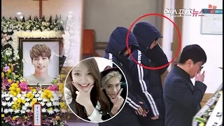 [Compilation] Red Velvet visit SHINee Jonghyun's wake/funeral | 故 샤이니 종현 빈소