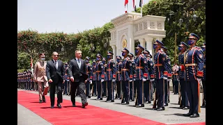 Ceremonia powitania Prezydenta RP w Egipcie