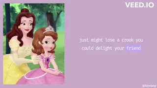 Make it Right ft. Princess Belle, Lyrics Sofia The First : The Amulet And The Anthem, Princess Song