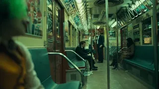 Joker 2019 train emotional and mental scene Full HD 1080p video