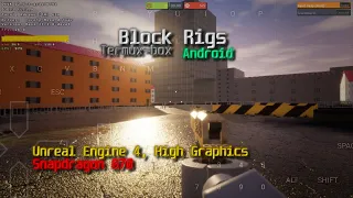 Brick Rigs на Android (olegos2/termux-box, Snapdragon 870, dri3 T+DXVK)