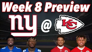 NY Giants Week 8 Preview @ Chiefs