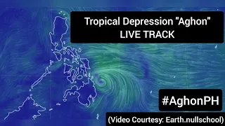 Tropical Depression "Aghon" LIVE TRACK