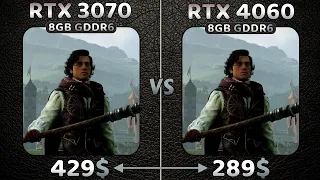 RTX 4060 vs RTX 3070 | Biggest Comparison🔥 | 16 Games Tested