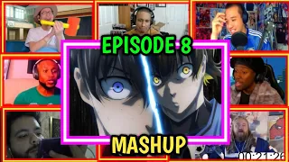 Blue Lock Episode 8 Reaction Mashup | ブルーロック