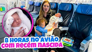 ANDEI DE AVIÃO COM MINHA FILHA RECEM NASCIDA (apenas 30 dias de vida)