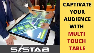 SISTAB Demo - Interactive Presentation Table | Multi touch Screen Table