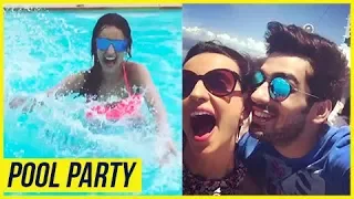 Sanaya Irani's POOL BIRTHDAY Surprise By Hubby Mohit Sehgal