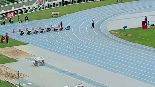 100m women's semi final 2 NATIONAL CHAMPIONSHIP AT KASARANI