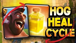 Pro destroys with HOG HEAL CYCLE deck - Fast & Deadly!