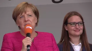 Bundeskanzlerin Merkel in Ulm