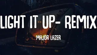 Major Lazer - Light It Up- Remix (Lyrics)