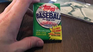 1981 Topps Wax Pack Break - Unopened 39 year old Wax Pack!