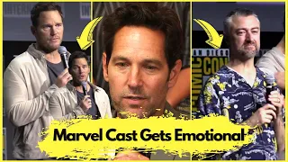 Marvel Cast Gets Emotional Talking About Their Last MCU Movie | SDCC 2022