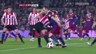 Andrés Iniesta vs Athletic Bilbao 10-11 (Home) HD 720p