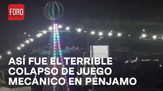 Juego mecánico colapsa en feria de Pénjamo, Guanajuato - Las Noticias