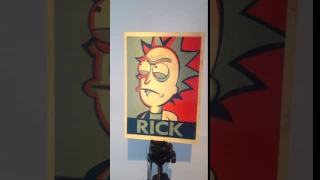 Rick and Morty Cool Animated Poster