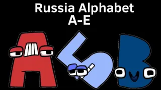 Russia Alphabet Lore! (A-E) Part 1!