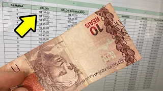 COMO TER R$7.330,00 (Sete Mil Reais) EM 1 ANO COMEÇANDO COM R$10! (DESAFIO 52 SEMANAS)