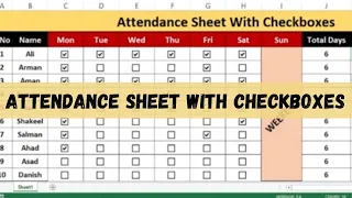 "Create an Attendance Sheet with Checkboxes in Excel: A Comprehensive Tutorial"