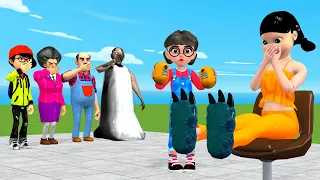 Scary Teacher 3D vs Squid Game Shoes Style Beauty Nice or Error 5 Times Challenge Granny Winning