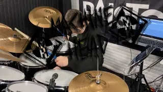 Machine Head - Hallowed Be Thy Name (Iron Maiden Cover) (Drum Cover by 13 Year Old)