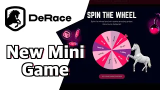 Spin The Wheel DeRace Mini Game | How to Play and What I Won 🎉