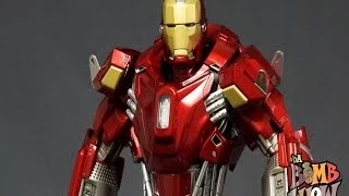 WTF!! Pimped-out Hot Toys Iron Man 3 Red Snapper Mark XXXV Custom Corner Da Bomb Show