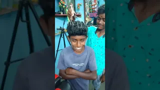 😂😂funny head massage spring😆😆🤣