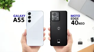 Samsung A55 vs Moto Edge 40 Neo ⚡️ Full Comparison