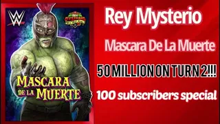 Six star bronze preview of Rey Mysterio “ Mascara De La Muerte” 100 subscriber special!!!!!