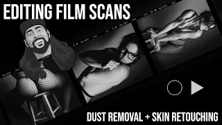 Editing Film Scans | Fujifilm Acros 100 | Dust Removal and Skin Retouching