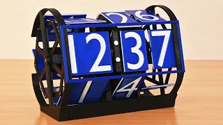 Non-Split Flap Digital Clock - Skeleton Version