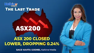 ASX 200 ends lower, all eyes on RBA meeting tomorrow