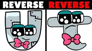 Reverse Lowercase Greek VS Reverse Adrian Spanish Baby Alphabet Lore | Part 3 (Ω-A...)