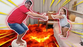 The Floor is LAVA with Maria Clara MC Divertida! O CHÃO É LAVA com Maria Clara MC Divertida