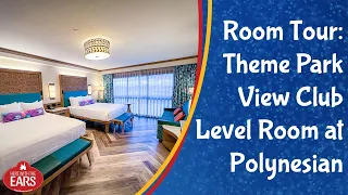 Polynesian Village Resort - Theme Park View Club Level Room Tour - Moana Themed