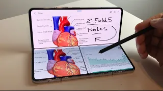 How to Take Notes on Samsung Galaxy Z Fold 5 with S Pen - 20 Powerful features for Samsung Notes
