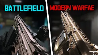 Modern Warfare 3 vs Battlefield 2042 - Weapons Comparison