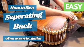 Repairing a Separating Acoustic Guitar Back: A Step-by-Step Guide