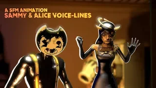 [BENDY SFM] BENDY AND THE INK MACHINE All Chapter 5 Voice lines Animated PART 1 (SFM)
