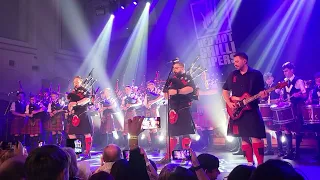 Red hot chilli pipers Ayr town Hall 2023 Highland cathedral