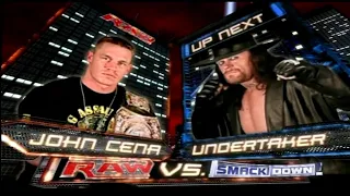 John Cena vs Undertaker Raw 9/10/2006 Highlights