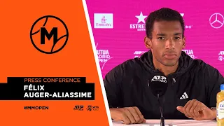 Rueda de prensa con Félix Auger-Aliassime // MUTUA MADRID OPEN 2024